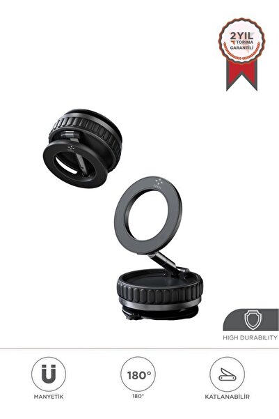 Torima Telefon Tutucu Manyetik 180 Derece Dönebilen Katlanabilir Ev Ofis Araç İçi Oto Aksesuarları JX056 Si