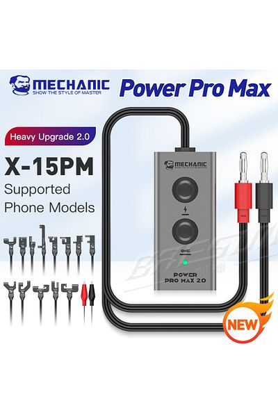 Choice 6-15PM 2.0 MECHANIC Power Pro Max 2.0 Power Supply Cable One-click Startup for IPhone X-15PM Repair