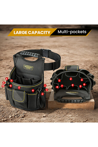 Choice Electrician Tool Pouch, Designed for Professional Electricians and Maintenance Repair Technicians...