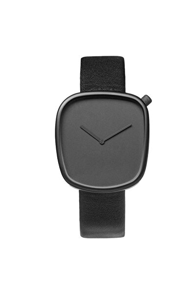 Choice ساعة تومي سوداء بسيطة للرجال بتصميم مربع أنيق وساعة رفيعة للغاية للنساء عالية الجودة