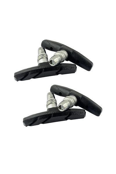 Choice 2 Pairs black 1/2/4/6/10 Pairs MTB Road Bicycle Silent Brake Pads Cycling V Brake Holder Pads Shoes
