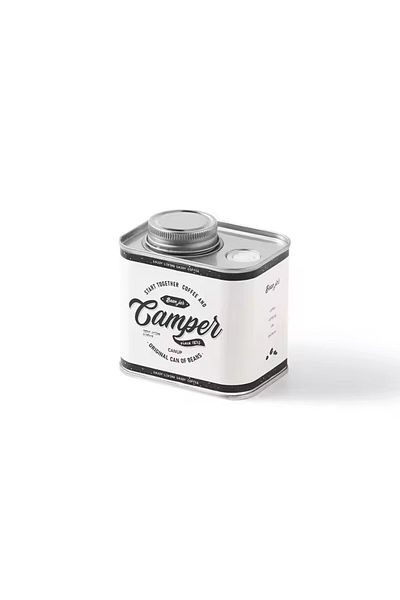 Choice White Food Grade Coffee Bean Sealed Tin Can for Outdoor Camping Fresh Breathing Tin Box Packaging St