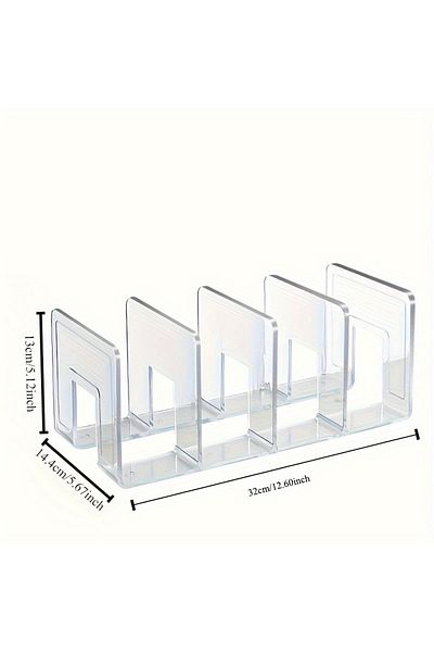 CZSAE Clear Handbag and wallet storage rack - transparent plastic bag storage partition, for closet and re
