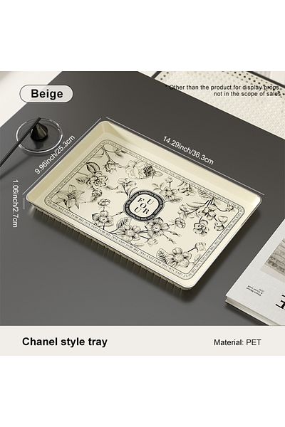 Choice Cream White Uforu Tray Rectangular Large Home Living Room Water Cup Tea Cake Tea Set Fruit Snacks St