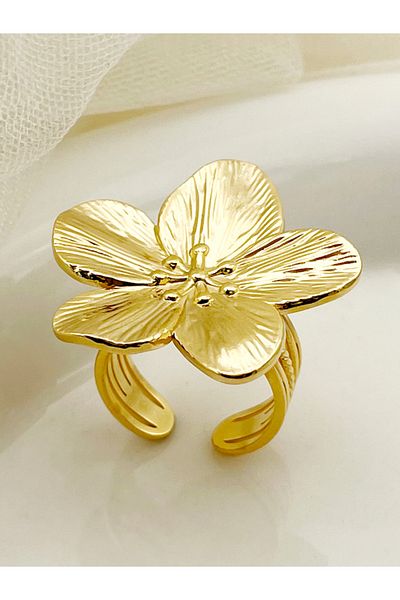 Choice resizable Gold-color R0136-02 A golden retro autumn temperament palace style fashion exquisite desig