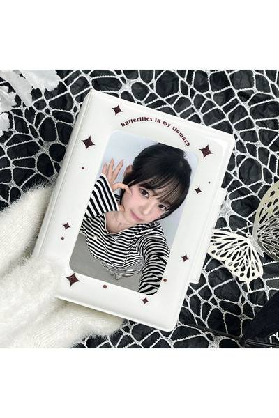 Choice Black Butterfly Black Butterfly Photo Small Card Bag Mini Album 3-3.5 ...
