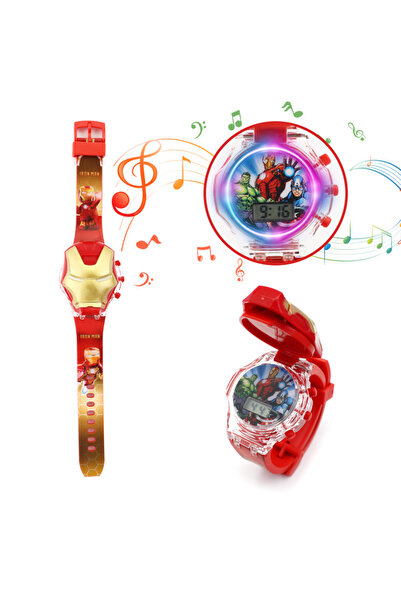 Choice ساعات أطفال GT مع موسيقى مضيئة برسوم كرتونية للأولاد ضوء فلاش ملون مع ...