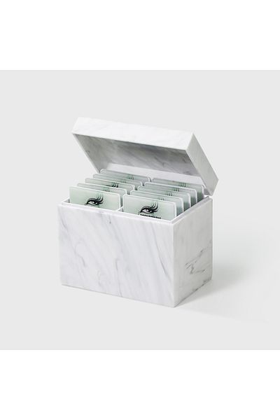 Choice 10 Layer White Box Glamlash 5/10 Layer Deluxe Acrylic Eyelash Storage Box Spacious Organizer Lash Ex