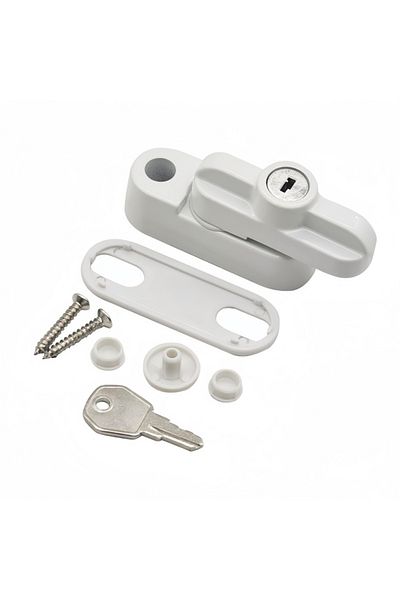Choice Without Key T-locks With Key External Window Lock Buckle Alloy Safety Locks Upvc Door Sash Jammer