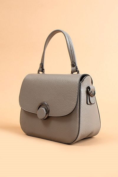 VOSTRO Handmade Italian Style 100% Real Genuine Leather Women's Soft Long Strap Clamshell Handbag - 20284