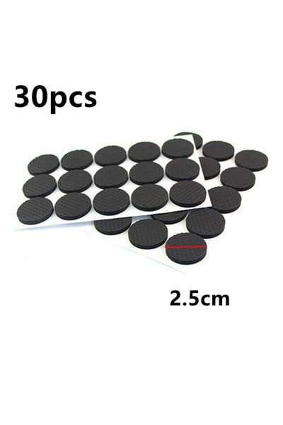 Choice 2.5cm-30pcs Self Adhesive Thickening Furniture Leg Feet Rug Felt Pads DIY Chair Anti Slip Wearproof
