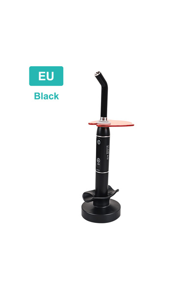 choice2 Black EU Plug Dental Wireless LED Curing Light Curable Resin Oral Hyg...