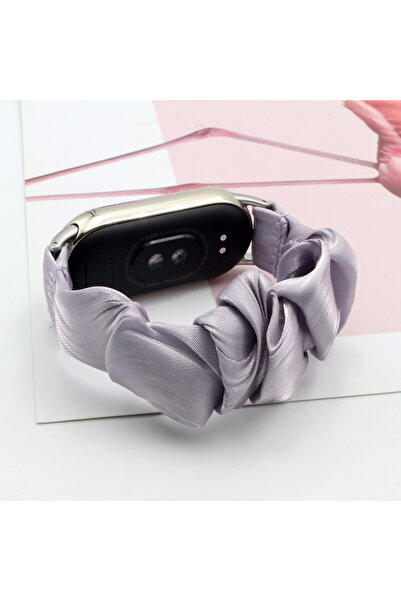 Choice Gray Mi Band 10 Dressy Nylon Strap for Mi Band 8/ Smart Band 9 Scrunch...