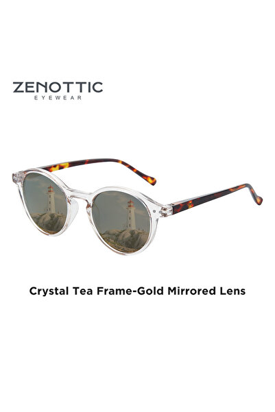 Choice ZENOTTIC 021 نظارات شمسية دائرية مستقطبة عتيقة من ZENOTTIC (مقاس صغير)...