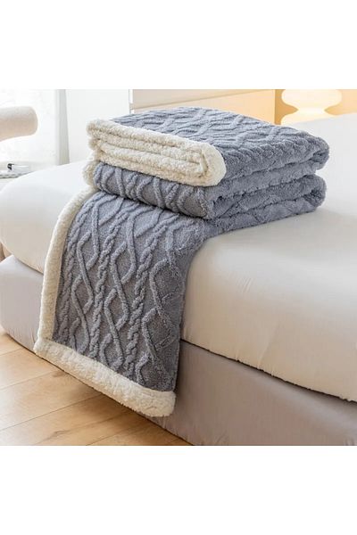 Choice 150x200cm 3 A Tapestry Blanket Tafurong Blanket Lamb Wool Blanket Thickened Warm Leisure Blanket Off