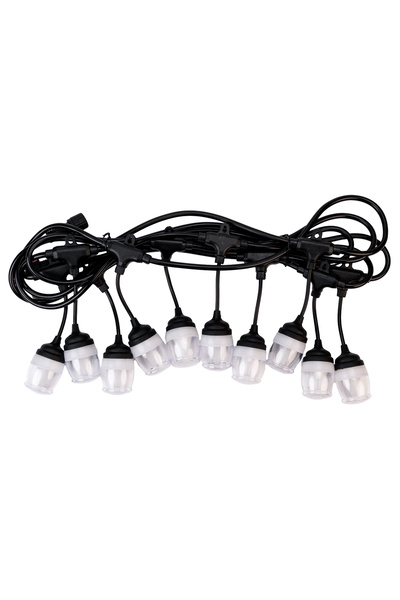 Naimeed Company Șir decorativ luminos cu energie solară, interconectabil, D60...