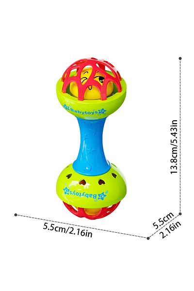 Choice Yellow Baby Rattle Toy 0-12 Months Baby Toy Rattle Grasping Rotating Set Sensory Education Teether R