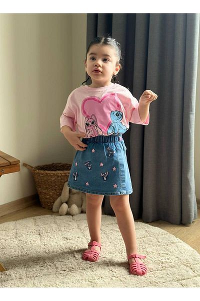 maykids Stitch Shorts Skirt Suit