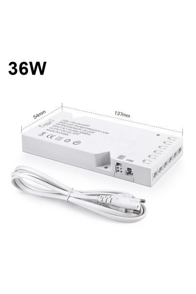 Choice محول إضاءة LED بمنفذ دوبونت 6 بقدرة 36 وات بتيار مستمر 12 فولت 2 أمبير...