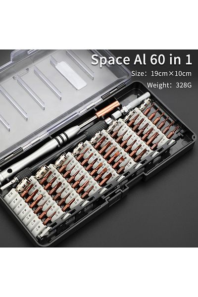 AIRAJ 60in1 6123 AIRAJ Screwdriver Set Precision Screwdriver Torque Multi-specification S2 Batch of Laptop
