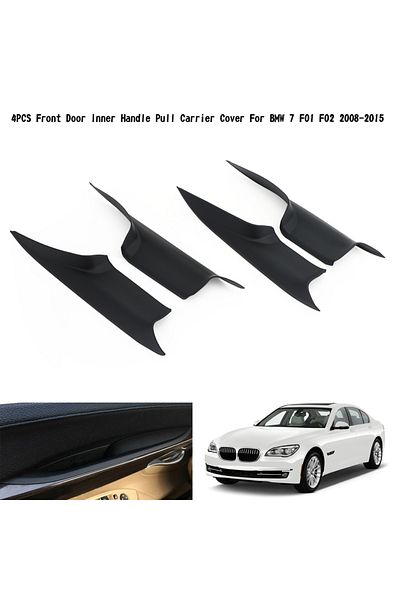 Choice Artudatech 4PCS Front Door Inner Handle Pull Carrier Cover For BMW 7 F01 F02 2008-2015 Car Access...