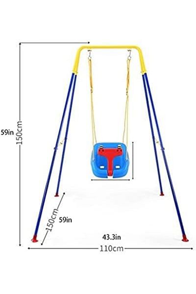 Generic Toddler Swing with Metal Infant Swing Stand