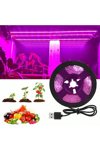 FRST 5m Plant-light 1M/2M/3M/5M/10M LED Full Spectrum LED Plant Growth Light 60 Lamp Beads/M Strip LED Fi