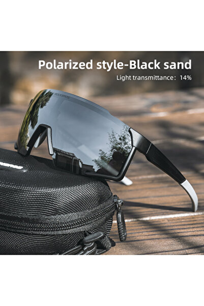 Choice ROCKBROS SP22BK Polarized ROCKBROS Cycling Glasses Photochromic Polari...