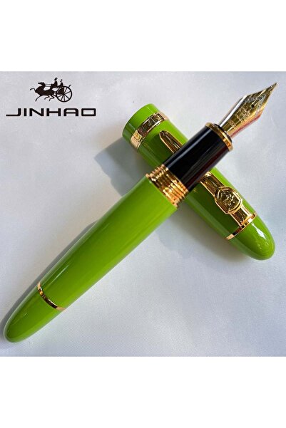 Choice Green-gold 1 PCS JINHAO 159 Classic Design SIlver Trim Calligraphy Iri...