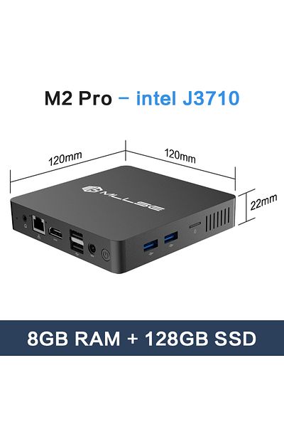 Choice EU and US PLUG 8GB RAM 128GB SSD MLLSE Mini PC M2 Air Intel Gemini Lake N4000 Windows 11 6GB RAM 128