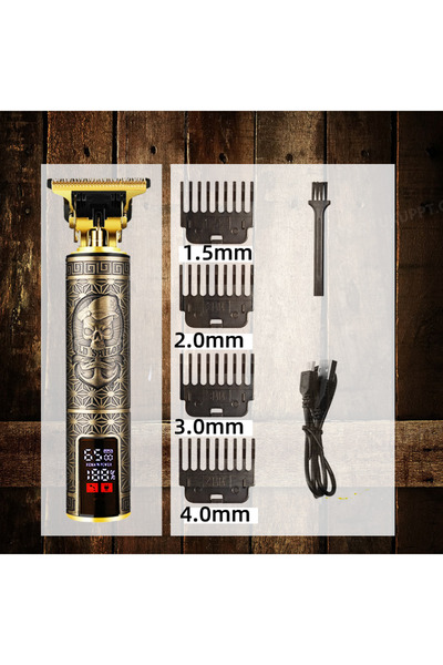 Choice ماكينة حلاقة كهربائية احترافية جديدة مقاومة للماء من Heavy Metal Skull...