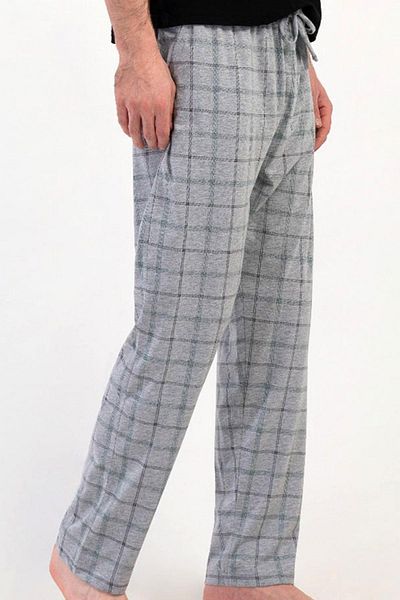 VİENETTA Men's Gray Single Bottom 100% Cotton C8T4N2O804