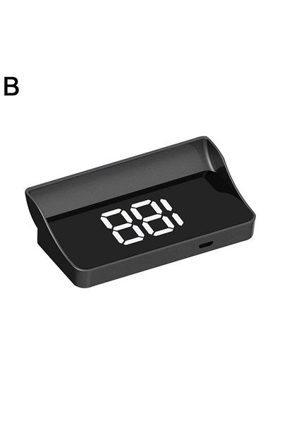 Choice white Car Head Up HD Display GPS Speedometer Speed KMH Digital HUD Windshield Projector For All Cars