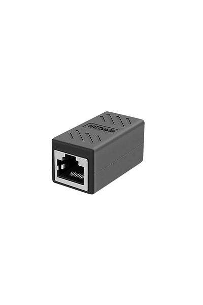 Choice 1 قطعة كابل شبكة موصل بعقب محول تمديد شبكة مراقبة النطاق العريض rj45 رأس الكريستال أ
