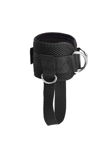 Choice Black 1 PC Leg Strength Trainer Fastener Fitness Foot Ring Foot Buckle Ankle Strap Stretch Resistanc