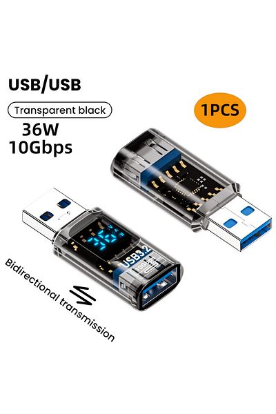 Choice 1 × محول عرض رقمي USB إلى USB SX TM USB3.2 بسرعة 10 جيجابت في الثانية من USB ذكر إلى USB أنثى/محول USB C Fas