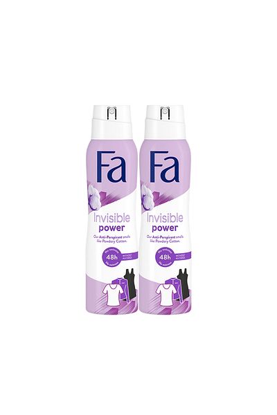 Fa Invisible Power Deodorant Spray Value Pack 2 x 150 ml