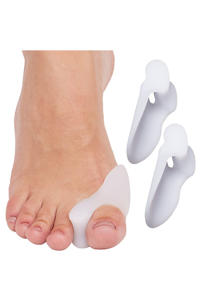 Choice white Get Relief from Bunions with 2pcs Soft Big Toe Corrector - Perfe...