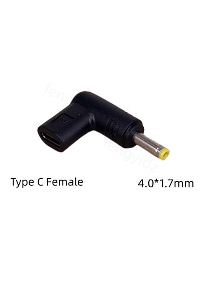 Choice موصل طاقة 5 فولت 4.0-1.7 USB C PD إلى DC عالمي 5 فولت 9 فولت 12 فولت 15 فولت 19 فولت TypeC إلى DC مقبس شحن A
