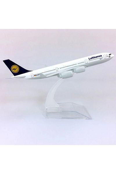 Choice Lufthansa A340 16cm Lufthansa Airbus A340 Plane Model Airplane Kids Toys Airbus Aircraft Model 1:400