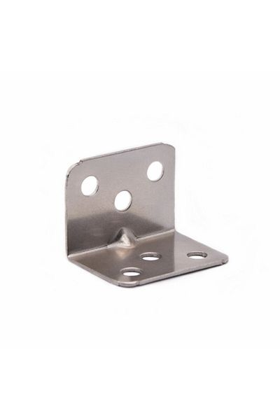 Choice 20pcs 20pcs Stainless Steel L-Shaped Corner Code 90 Degree Laminated Furniture Plate Hardware Right