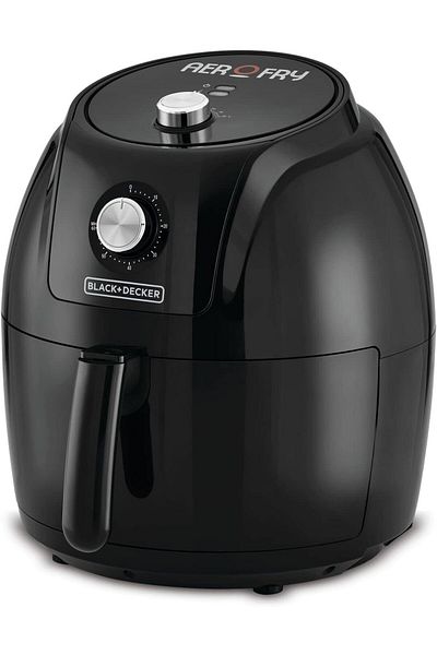 Black&Decker BLACK+DECKER XL Air Fryer 1800W 7L/1.5Kg Capacity With Rapid Hot Air Circulation For Frying, Grillin