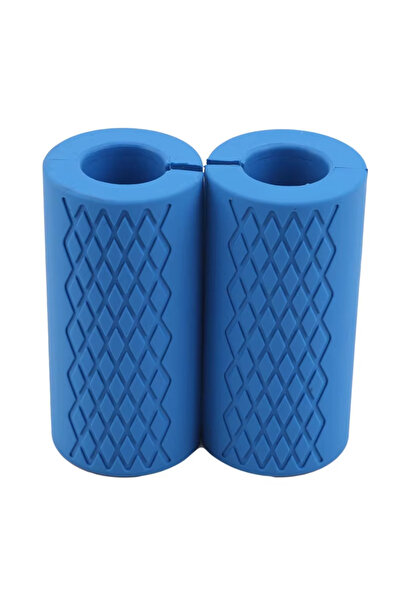 Choice1 Blue Grip Fat Bar Dumbbell Fat Barbell Grip Thick Bar Grips for Weigh...