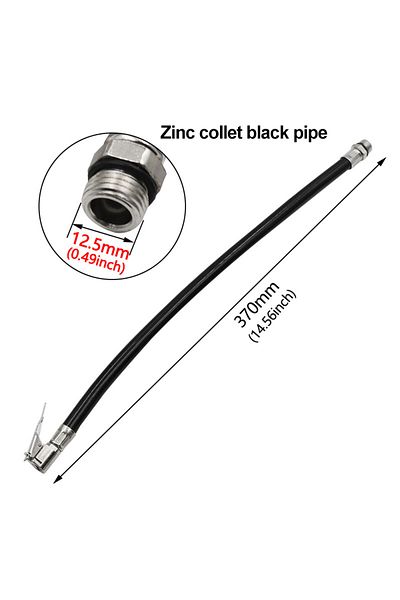 JIGONG B Tire Inflator Hose Inflatable Adapter Twist Tyre Air Pump Extension Tube Connection Locking Air C.