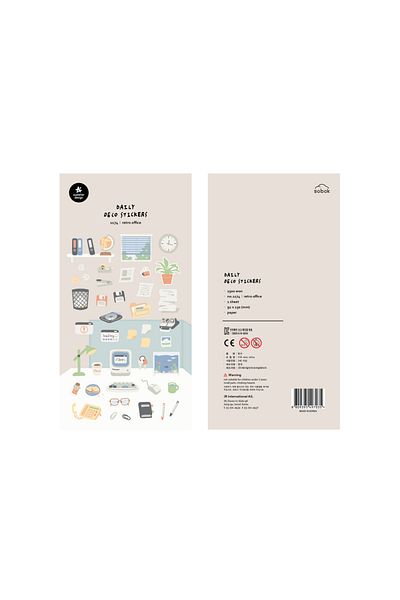 Choice Retro office1174 Korean Import Original Suatelier Retro Office Paper Stickers Scrapbooking Diy Journ