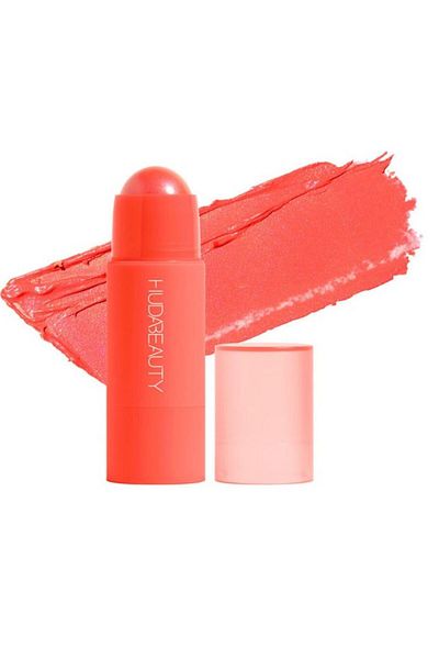HUDA Beauty Cheeky Tint Blush Stick 5g in Shade Coral Cutie