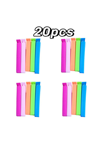 choice2 20pcs 5-30pcs Colorful Sealing Clips Moisture-Proof Fresh-Keeping Sna...