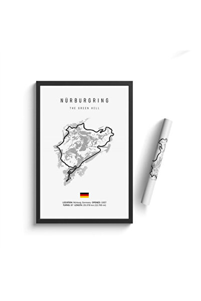Choice 30x40cm No Framed 31 F1 Internationa Track Circuit Canvas Painting F1 ...