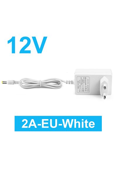 Lcamaw 12V 2A EU Plug DC 12V Tuya Smart Life WIFI Controller / Bluetooth Smart Accessory Power Adapter for