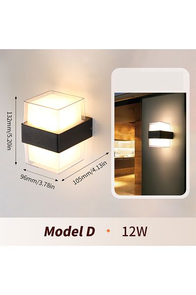 Choice Warm White Model D With SENSOR Led Outdoor Wall Light Waterproof IP66 Motion Sensor Led Outdoor Ligh